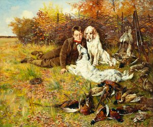 一日の撮影の終わり 作： Arthur Wardle