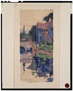 ブルーハウス 作： Arthur Wesley Dow