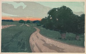 Long RoadまたはArgilla Road、c。 1898年。 作： Arthur Wesley Dow