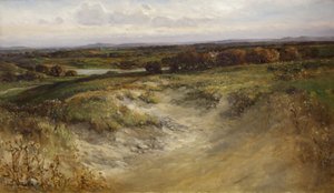 風景;以前は自然史の陳列ケースの背景として使用されていました 作： Arthur Wilde Parsons