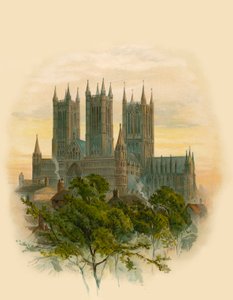 リンカーン大聖堂、南西 作： Arthur Wilde Parsons
