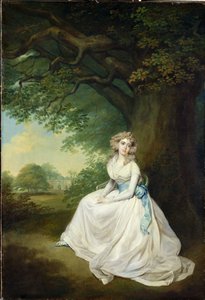レディ・チェンバース、1789年頃（キャンバスに油彩） 作： Arthur William Devis