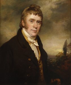 ジョン・マーティンの肖像 1817年頃 油彩・カンヴァス 作： Arthur William Devis