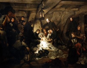 提督ネルソン卿の死、1805年1807年。 作： Arthur William Devis