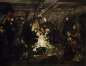 ネルソンの死（1805年10月21日 作： Arthur William Devis