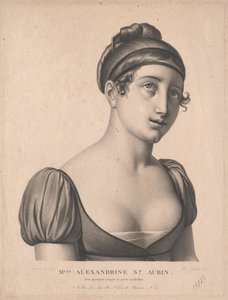 アレクサンドリーヌ（1793-1867）サン・トーバン 作： Artist Unknown