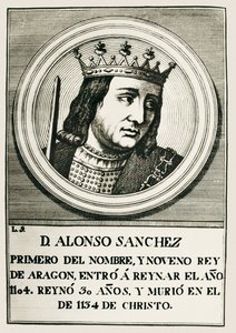 アルフォンソ1世（1073-1134）。アラゴンとナバラの王（1104-1134）。