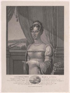 オーストリア大公妃（1791-1847） マリア・ルイーザ 作： Artist Unknown