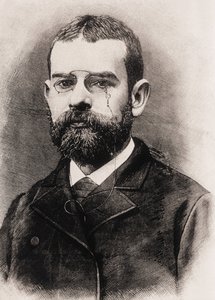 クラリン、レオポルド・アラス・イ・ウレーナ（1852-1901）。スペインの作家。彫刻 作： Artist Unknown