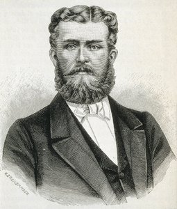 HOHENZOLLERN-SIGMARINGEN, Leopold (1835-1905)。ルーマニア国王キャロル1世の弟で、後のルーマニア国王フェルディナンドの父。エングレーヴィング