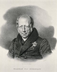 フンボルト、ヴィルヘム・フォン（1767-1835）。ドイツの政治家、哲学者。文献学。 作： Artist Unknown