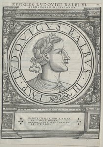 フランス国王ルイ2世（版画） 作： Artist Unknown
