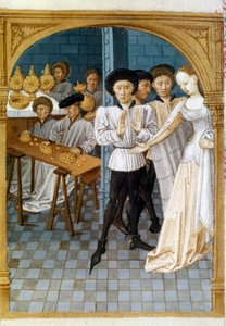 支配人でケチ：お金を出すのを拒否する男（ミニチュア）