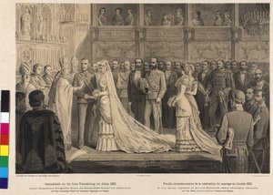 ルドルフ皇太子とステファニー王女（ベルギー）の結婚式
