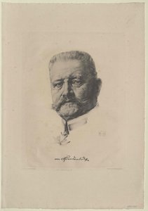 パウル・フォン・ベネッケンドルフ・ヒンデンブルク 作： Artist Unknown