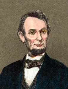 エイブラハム・リンカーンの肖像 - エイブラハム・リンカーンの肖像 アメリカ合衆国第16代大統領。 作： アーティスト不明