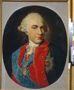キリル・ラズーモフスキー伯爵（1728-1803）の肖像（油彩・カンヴァス） 作： Artist Unknown