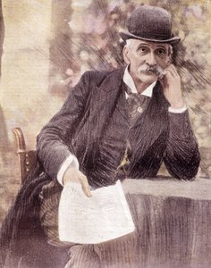 イタリア評議会議長ジュゼッペ・ザナルデッリ（1826-1903）の肖像。 作： Artist Unknown