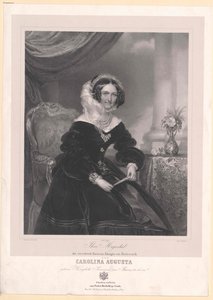 バイエルン王女（1792-1873）カロリーネ 作： Artist Unknown