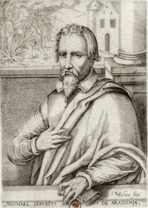 セルベト、ミゲル（1511-1553）。スペインの医師、神学者。キシログラフィ。フランス。イル＝ド＝フランス.パリ.国立図書館