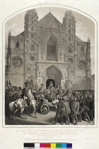 1853年3月12日、ウィーンにて 作： Artist Unknown