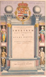 地球儀と新アトラス』（Theatrum Orbis Terrarum sive Atlas Novus 作： Artist Unknown