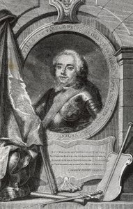 ウィリアム4世（1711-1751）。オランダ初の世襲州知事。エングレーヴィング。
