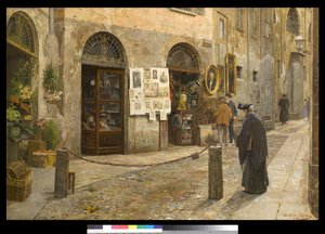 1912年、イタリアのミラノにあるSan Bernardino alle Ossa経由 作： Arturo Ferrari