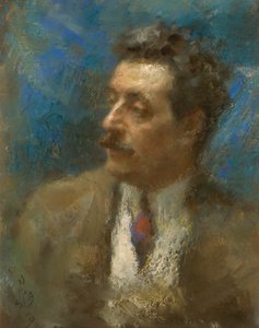 ジャコモ・プッチーニの肖像 作： Arturo Rietti