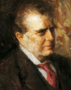 ピエトロ・マスカーニの肖像（リヴォルノ 作： Arturo Rietti