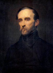 Eugene Cavaignac (1802-1857) アルジェリア総督の肖像 Ary Scheffer (1795-1858) の絵画 19世紀。ディム。0.76×0.56m。