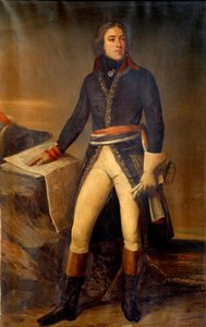 ラザール・ルイ・オッシュ将軍（1768-1797）の肖像 アーリー・シェファー（1795-1858）の絵画 1835年 パリ、軍隊博物館 作： Ary Scheffer