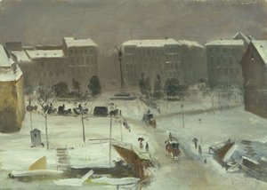 ベルリンのベルアライアンススクエア、1870年