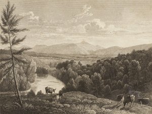 キャッツキル山脈 作： Asher Brown Durand