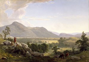 ドーバー平野、ダッチェス郡、ニューヨーク、1848年。 作： Asher Brown Durand
