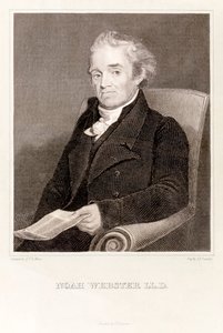 ノア・ウェブスターアメリカの辞書編集者（彫刻 作： Asher Brown Durand