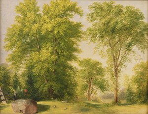 自然学、ホーボーケン、ニュージャージー、1834年頃 作： Asher Brown Durand