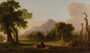 人生の夕べ、1840 作： Asher Brown Durand