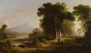 生命の朝、1840 作： Asher Brown Durand