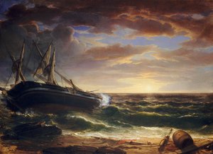 座礁した船 作： Asher Brown Durand