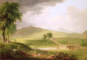 ラトランド、バーモント州の眺め、1840