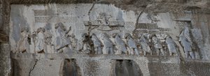 ダライアス1世。 Behistun碑文、紀元前6世紀 作： Assyrian