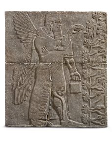 翼のある天才の救済、アシュルナシルパルの治世、紀元前883-859年 作： Assyrian