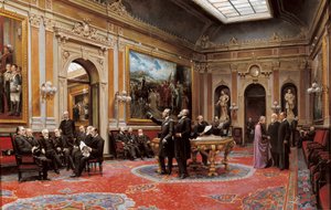 1904 年 3 月の上院会議場