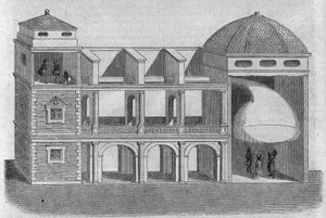 Athanase Kircher（またはAthanasius Kircheri）（1601-1680）が発明した音響コルネット。 作： Athanasius Kircher