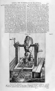 油圧機械IV、1678 作： Athanasius Kircher
