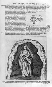 処女と子供、1678 作： Athanasius Kircher