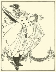 The Savoy No.1』目次ページ（リトグラフ 作： Aubrey (after) Beardsley