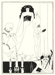 ヘロディアスに入る（彫刻 作： Aubrey (after) Beardsley