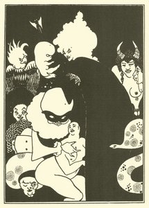 ルシアンの奇妙な生き物たち（リトグラフ 作： Aubrey (after) Beardsley